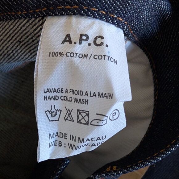 NEW A.P.C. New Cure H Jeans in Indigo Wash - Picture 8 of 10